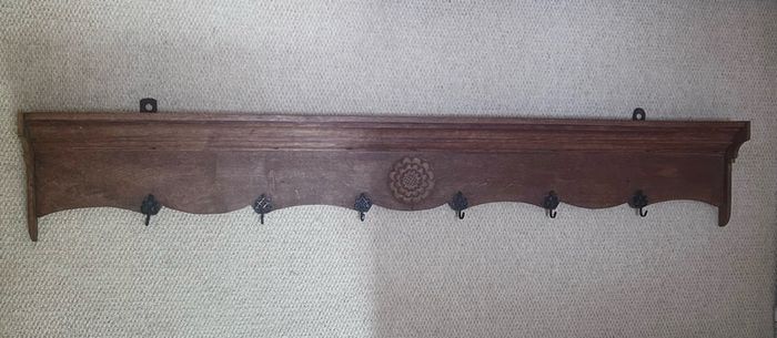 Vintage French ledge solid wood