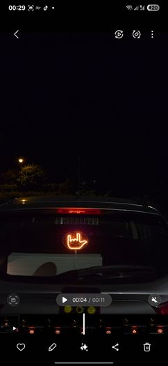 Funny LED Car Emoji Display with Remote
