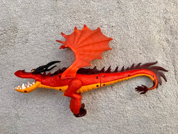 How To Train Your Dragon HookFang Dragon Blaster Action Figure 35 cm. Damaged Head Used Please see photos