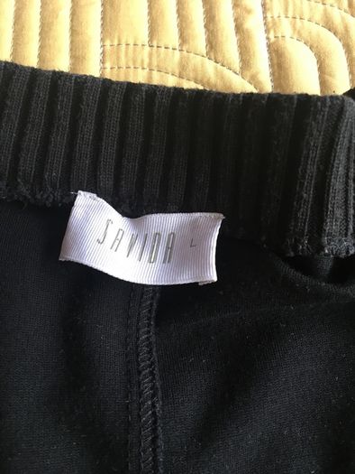 Savida Black Jersey Cardigan Size L