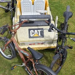 3 bikes & ride on car