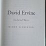 David Irvine. Uncharted Waters. By Henry SINNERTON. FIRST EDITION. Hardback With Dustjacket In Very Good Condition. Image 7