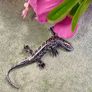 Antique Silver Lizard Brooch Image 2