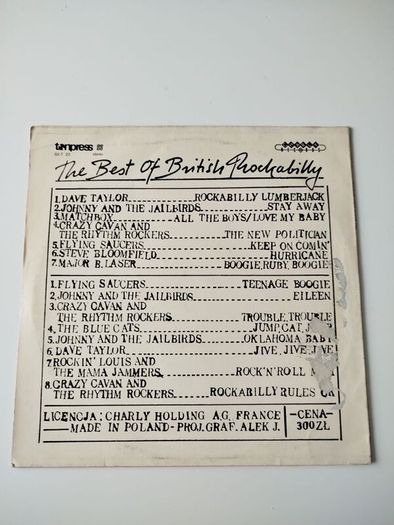 The Best Of British Rockability vinyl lp
