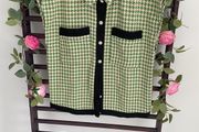 gilet Bnwot Pulz brand houndstooth gilet /waistcoat