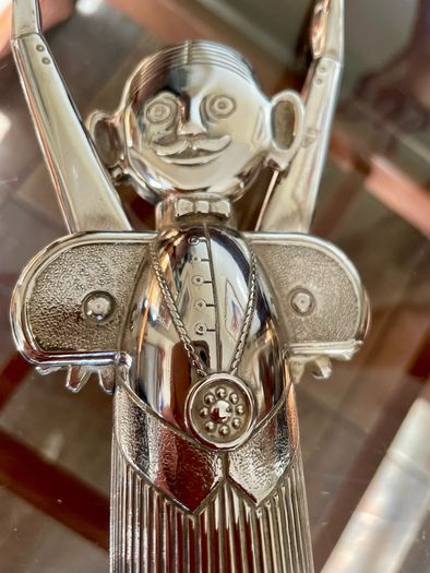 Vintage Italian Pierre the Sommelier Silverplate Corkscrew Wine Bottle Opener
