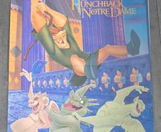 Hunchback of Notre Dame Vintage Poster 1996 Disney Classics Promotional Video Release 24inch x 33inch