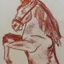 Original Pencil Drawing signed  Borri 8/71. Image 3