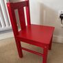 Red toddler chair Image 2