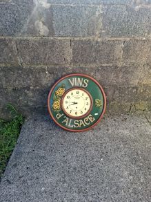 Alsace country corner clock