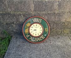 Alsace country corner clock