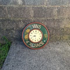 Alsace country corner clock