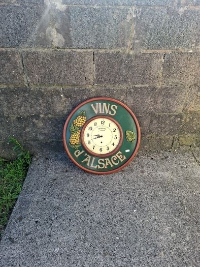 Alsace country corner clock