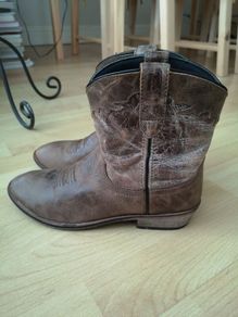 Cowboy Leather Boots Size Uk 6