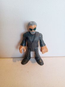 Imaginext Jurassic World Park Dr Ian Malcolm Grey Hair