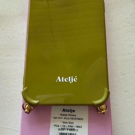 Atelje iPhone 16 Pro Max phone case in pistachio