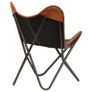 Butterfly Chairs 6 pcs Brown Kids Size Real Leather Image 7