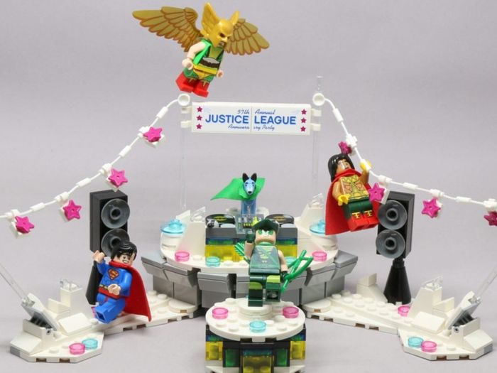 Lego Justice League Anniversary Set Lego D C Lego Minifigures