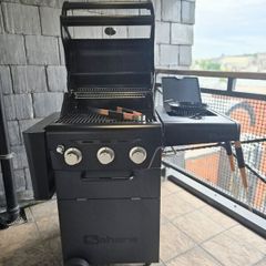 Sahara X350 3-Burner Gas Barbecue + BBQ Accessorie