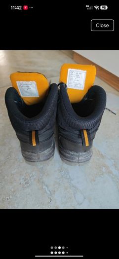 Steal cap shoes, work boots