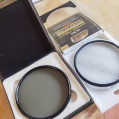 82mm Green.L UV Slim + Vivitar CPL