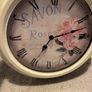 Cream floral clock Image 3