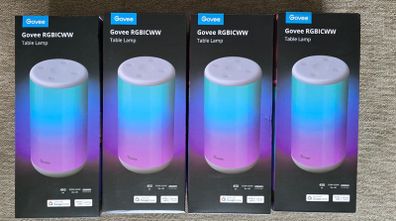 4x Govee RGBICWW Smart Table Llights (H6052) - 30EUR Each or 90EUR for All