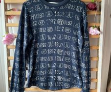 long sleeve Abercrombie X-Large kids small adult blue long sleeve top