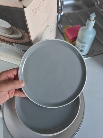 Light Grey Dinner Set