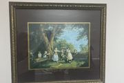 Framed Decorative Print   Country Scene