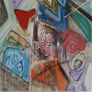 Original Painting Original Art Office Art Mid Century Style Art Image 5