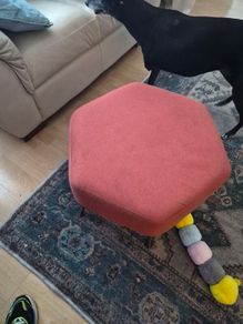 DFS hexagon footstool