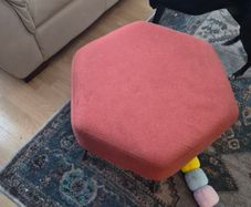 DFS hexagon footstool