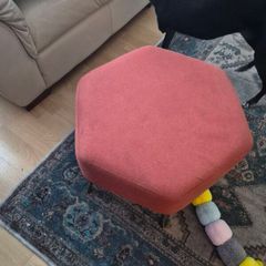 DFS hexagon footstool