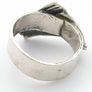 Vintage Brutalist 925 Sterling Silver Ring Image 4