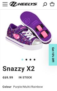 wheeled trainers for girl size 1 UK