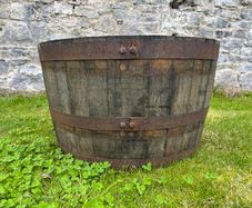 Half Barrel Planter (Delivered)