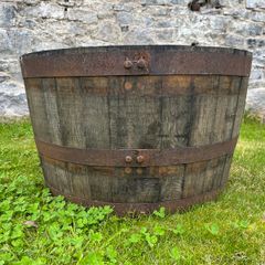 Half Barrel Planter (Delivered)