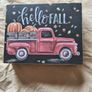 Hello Fall Chalk Sign Image 2