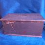 Rustic Vintage Wooden Box Carpenter Tool Tray Brass Handle Image 6