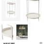 Pair of JYSK HAVLIRE Beige Metal Side Tables Image 8