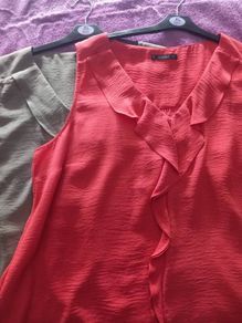 2 Dunnes Stores Sleeveless Blouses