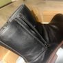 Mens Black leather boots size 8 Image 3