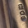 antique 19th century sterling silver button hook Image 5