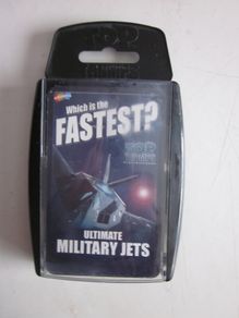 Top Trumps Which is the Fastest Ultimate Military Jets Card Game