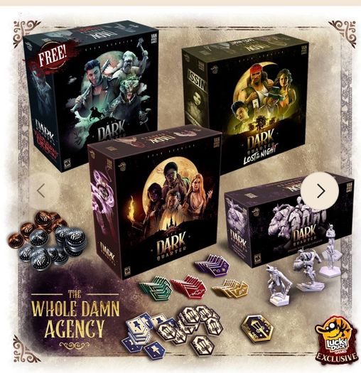 The Dark Quarter Whole Damn Pledge Board Game