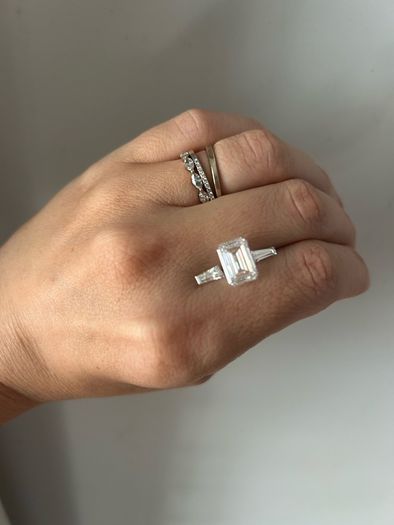 1 carat IGI diamond lab created diamond rings