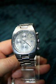 Men's Seiko 7t62-0dx0 Chronograph 100 M Watch - Very Good Cond.