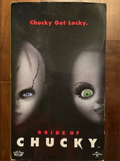 Collectible Mezco Living Dead Dolls Chucky Tiffany Bride of Chucky Set Horror Dolls