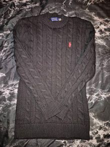 Ralph Lauren Cable knit sweater black
